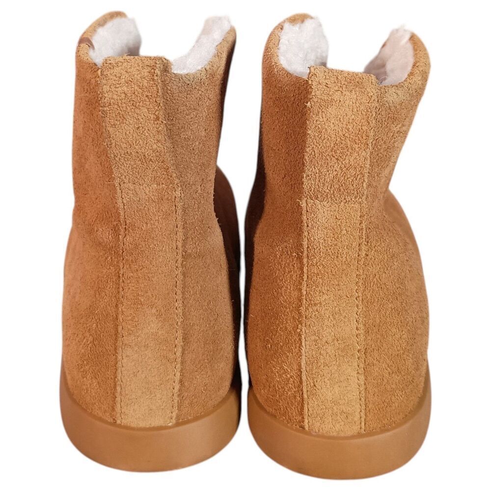 Everlane Boots Womens 6 ReNew Slipper Faux Fur Ankle Round Toe Winter - Picture 9 of 12